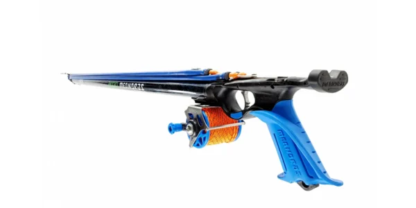 Fusil-meandros-argo-camu-bluewater-triple-goma-pesca-submarina-arpón-immersvs