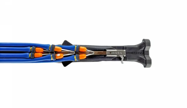 Fusil-meandros-argo-camu-bluewater-triple-goma-pesca-submarina-arpón-immersvs