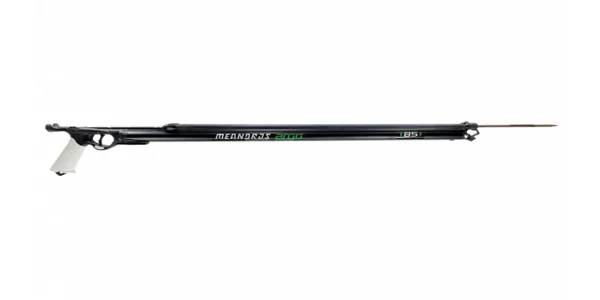 Fusil-meandros-argo-dragon-negro-cabezal-cerrado-gomas-paralelas-roscadas-pesca-submarina-arpón-immersvs