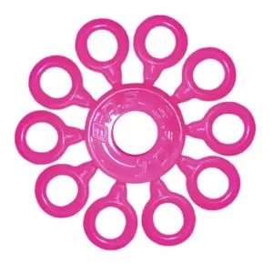 Junta tórica para varillas de pesca submarina. Sujetan la aletilla o muerte. Ayudan a apuntar. Marca One Shot. Immersvs. Color rosa flúor, amarillo flúor y blanco.
