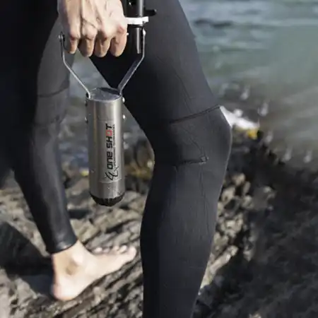 Péndulo de 5kg. 7kg, 8kg y 10kg con sistema de liberación rápida para pesca submarina. One Shot