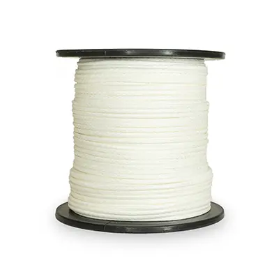 Dyneema puro 100% de 1.5mm y 300Kg de carga de rotura. 12 hebras. El mejor cabo trenzado para carretes de fusiles de pesca submarina. Color blanco. En 50 y 100m.