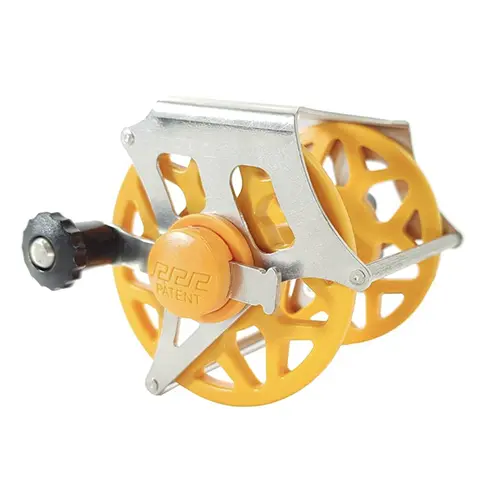 Carrete Fire Plus para Pesca Submarina de Meandros. Para fusiles/arpones. Color naranja.