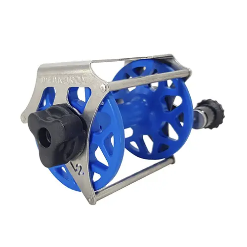 Carrete Fire Plus para Pesca Submarina de Meandros. Para fusiles/arpones. Color azul.