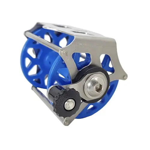 Carrete Standard Plus para Pesca Submarina de Meandros. Para fusiles/arpones. Color azul.