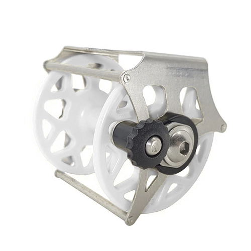 Carrete Standard Plus para Pesca Submarina de Meandros. Para fusiles/arpones. Color blanco