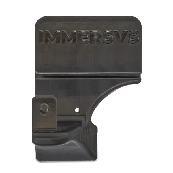 oporte para cámaras de acción (Action Cam) como Go Pro, DJI, Insta 360, etc. Soporte para llevar en un lateral de la máscara. Desarrollado por Immersvs.